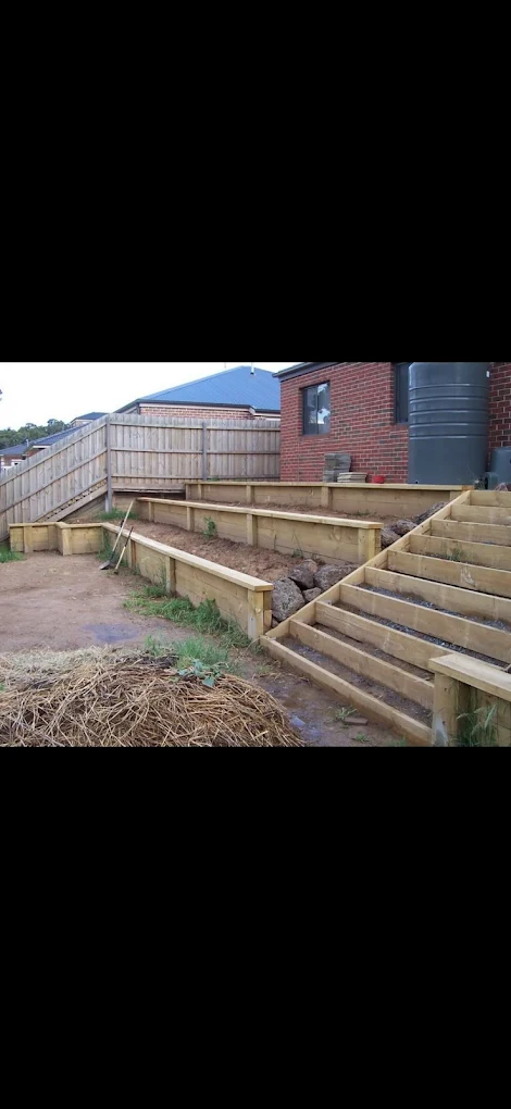 Tiered sleeper terracing